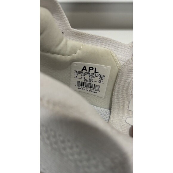 APL Women’s TechLoom Breeze White Knit Running Shoes Size 8 - Picture 9 of 11